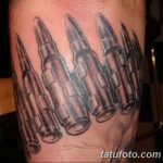 Фото рисунка тату пуля 02.11.2018 №015 - tattoo bullet - tattoo-photo.ru