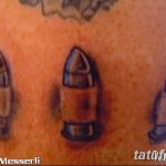 Фото рисунка тату пуля 02.11.2018 №027 - tattoo bullet - tattoo-photo.ru