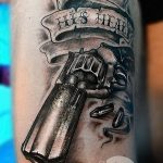 Фото рисунка тату пуля 02.11.2018 №064 - tattoo bullet - tattoo-photo.ru