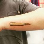 Фото рисунка тату пуля 02.11.2018 №074 - tattoo bullet - tattoo-photo.ru