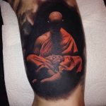 Фото рисунка татуировки Монах 21.11.2018 №006 - Monk tattoo photo - tatufoto.com