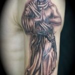Фото рисунка татуировки Монах 21.11.2018 №015 - Monk tattoo photo - tatufoto.com