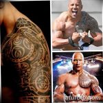 Фото тату Дуэйна Джонсона 19.11.2018 №093 - tattoo Dwayne Johnson - design-foto.ru