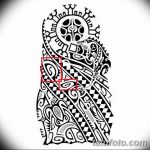 Фото эскиз для тату самоа 07.11.2018 №033 - sketch for tattoo samoa - tatufoto.com