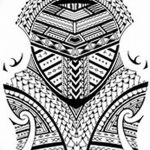 Фото эскиз для тату самоа 07.11.2018 №047 - sketch for tattoo samoa - tatufoto.com