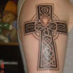 фото рисунка Тату кельтский крест 30.11.2018 №002 - tattoo Celtic cross - tatufoto.com
