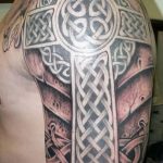 фото рисунка Тату кельтский крест 30.11.2018 №004 - tattoo Celtic cross - tatufoto.com