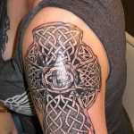 фото рисунка Тату кельтский крест 30.11.2018 №006 - tattoo Celtic cross - tatufoto.com