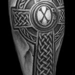 фото рисунка Тату кельтский крест 30.11.2018 №012 - tattoo Celtic cross - tatufoto.com