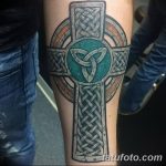 фото рисунка Тату кельтский крест 30.11.2018 №022 - tattoo Celtic cross - tatufoto.com