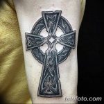 фото рисунка Тату кельтский крест 30.11.2018 №033 - tattoo Celtic cross - tatufoto.com