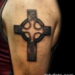 фото рисунка Тату кельтский крест 30.11.2018 №034 - tattoo Celtic cross - tatufoto.com