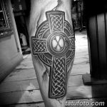 фото рисунка Тату кельтский крест 30.11.2018 №039 - tattoo Celtic cross - tatufoto.com