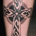 фото рисунка Тату кельтский крест 30.11.2018 №042 - tattoo Celtic cross - tatufoto.com