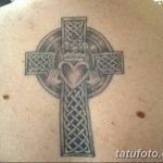 фото рисунка Тату кельтский крест 30.11.2018 №047 - tattoo Celtic cross - tatufoto.com