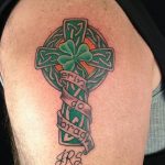 фото рисунка Тату кельтский крест 30.11.2018 №048 - tattoo Celtic cross - tatufoto.com