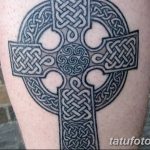 фото рисунка Тату кельтский крест 30.11.2018 №052 - tattoo Celtic cross - tatufoto.com