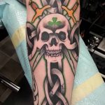 фото рисунка Тату кельтский крест 30.11.2018 №054 - tattoo Celtic cross - tatufoto.com