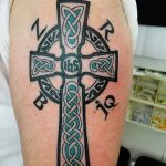 фото рисунка Тату кельтский крест 30.11.2018 №055 - tattoo Celtic cross - tatufoto.com