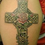 фото рисунка Тату кельтский крест 30.11.2018 №060 - tattoo Celtic cross - tatufoto.com