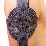 фото рисунка Тату кельтский крест 30.11.2018 №061 - tattoo Celtic cross - tatufoto.com