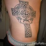 фото рисунка Тату кельтский крест 30.11.2018 №067 - tattoo Celtic cross - tatufoto.com