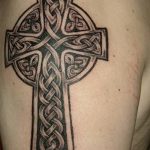 фото рисунка Тату кельтский крест 30.11.2018 №071 - tattoo Celtic cross - tatufoto.com