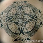 фото рисунка Тату кельтский крест 30.11.2018 №080 - tattoo Celtic cross - tatufoto.com