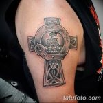 фото рисунка Тату кельтский крест 30.11.2018 №082 - tattoo Celtic cross - tatufoto.com