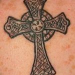 фото рисунка Тату кельтский крест 30.11.2018 №092 - tattoo Celtic cross - tatufoto.com