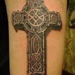 фото рисунка Тату кельтский крест 30.11.2018 №094 - tattoo Celtic cross - tatufoto.com