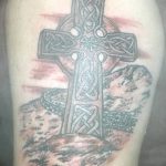фото рисунка Тату кельтский крест 30.11.2018 №097 - tattoo Celtic cross - tatufoto.com