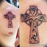 фото рисунка Тату кельтский крест 30.11.2018 №121 - tattoo Celtic cross - tatufoto.com