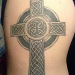 фото рисунка Тату кельтский крест 30.11.2018 №124 - tattoo Celtic cross - tatufoto.com
