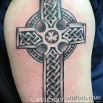 фото рисунка Тату кельтский крест 30.11.2018 №128 - tattoo Celtic cross - tatufoto.com