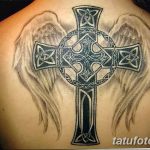 фото рисунка Тату кельтский крест 30.11.2018 №129 - tattoo Celtic cross - tatufoto.com