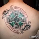 фото рисунка Тату кельтский крест 30.11.2018 №137 - tattoo Celtic cross - tatufoto.com