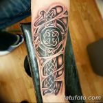 фото рисунка Тату кельтский крест 30.11.2018 №140 - tattoo Celtic cross - tatufoto.com