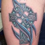 фото рисунка Тату кельтский крест 30.11.2018 №142 - tattoo Celtic cross - tatufoto.com