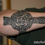 фото рисунка Тату кельтский крест 30.11.2018 №149 - tattoo Celtic cross - tatufoto.com