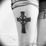 фото рисунка Тату кельтский крест 30.11.2018 №151 - tattoo Celtic cross - tatufoto.com