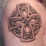 фото рисунка Тату кельтский крест 30.11.2018 №167 - tattoo Celtic cross - tatufoto.com