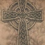 фото рисунка Тату кельтский крест 30.11.2018 №169 - tattoo Celtic cross - tatufoto.com
