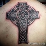 фото рисунка Тату кельтский крест 30.11.2018 №173 - tattoo Celtic cross - tatufoto.com