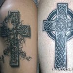 фото рисунка Тату кельтский крест 30.11.2018 №177 - tattoo Celtic cross - tatufoto.com