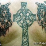 фото рисунка Тату кельтский крест 30.11.2018 №181 - tattoo Celtic cross - tatufoto.com