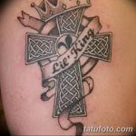 фото рисунка Тату кельтский крест 30.11.2018 №183 - tattoo Celtic cross - tatufoto.com