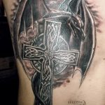 фото рисунка Тату кельтский крест 30.11.2018 №185 - tattoo Celtic cross - tatufoto.com