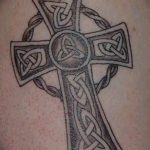 фото рисунка Тату кельтский крест 30.11.2018 №188 - tattoo Celtic cross - tatufoto.com
