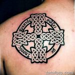 фото рисунка Тату кельтский крест 30.11.2018 №191 - tattoo Celtic cross - tatufoto.com
